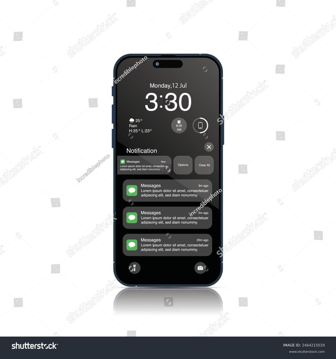 black shutter stock phone